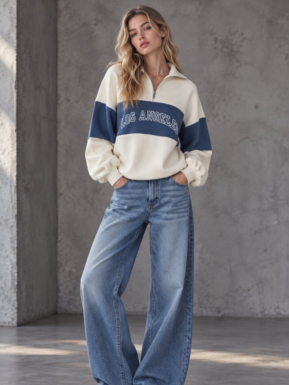 Los Angeles Half-Zip Sweatshirt